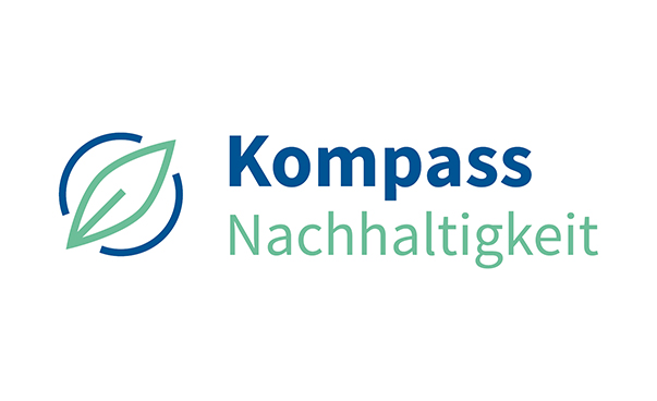 Offizielles Logo Kompass für Nachhaltigkeit