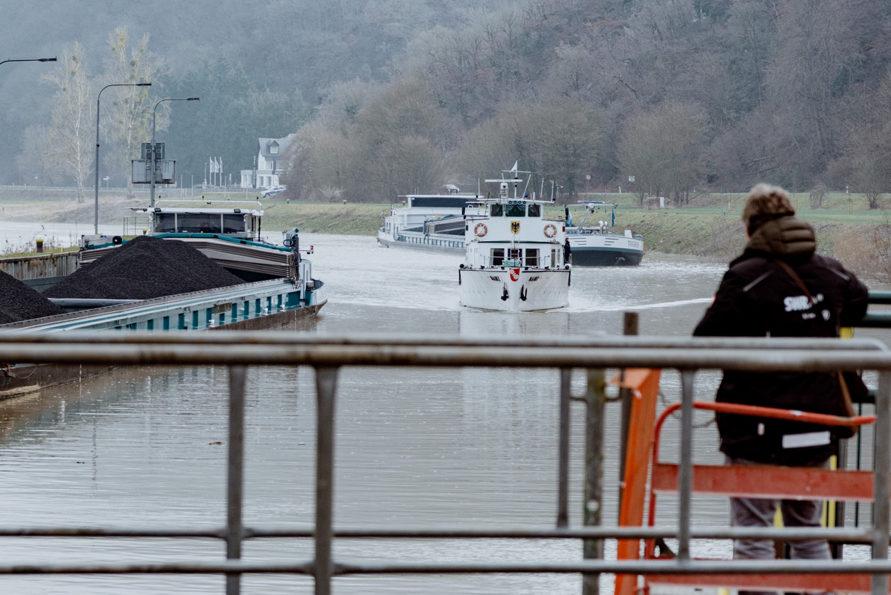 Wiedereröffnung der Schleuse in Müden
