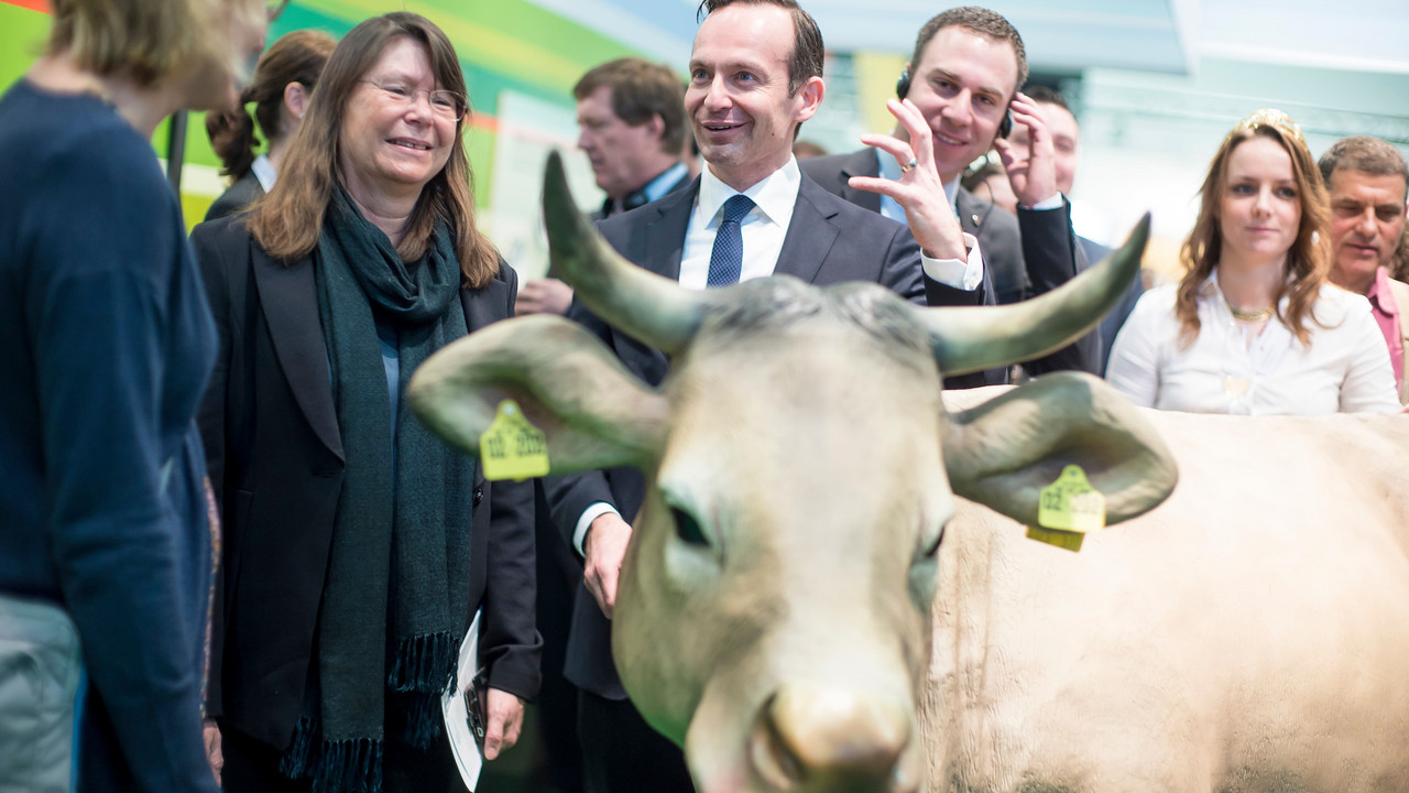Minister Volker Wissing und Ministerin Ulrike Höfken auf der Internationalen Grünene Woche in Berlin